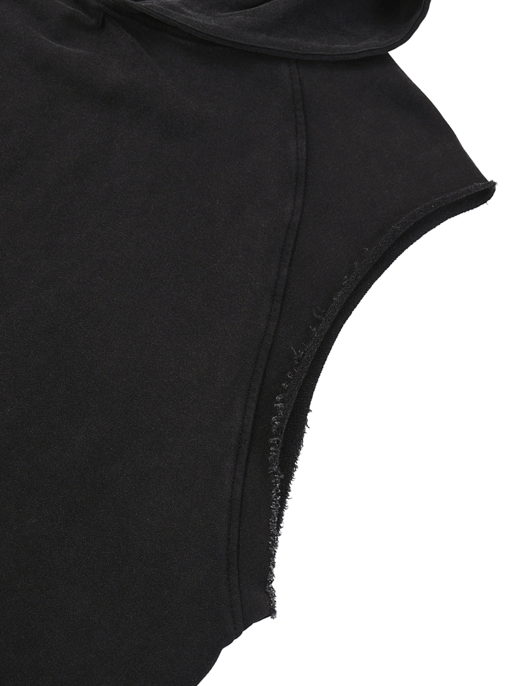 Snow Washed Sleeveless Hoodie